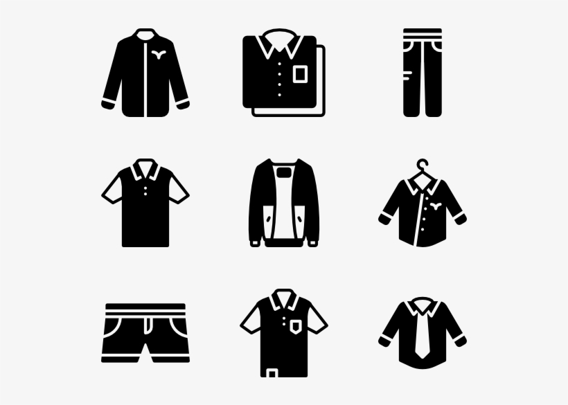 Man Clothes 80 Icons - Men Clothes Icon Png, transparent png #1310716