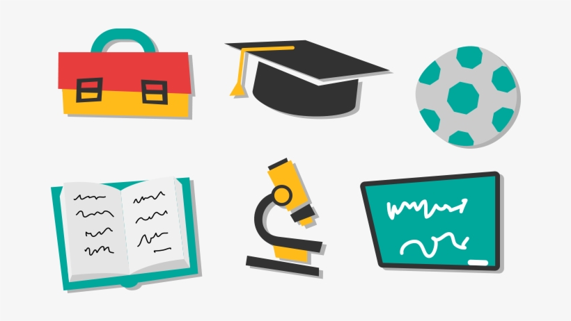 School Icon Vector Png - Accessories Vector Png, transparent png #1310985