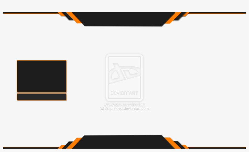 Vector Transparent Stock Images Of Halo Themed Overlay - Blank Twitch Overlay, transparent png #1311603