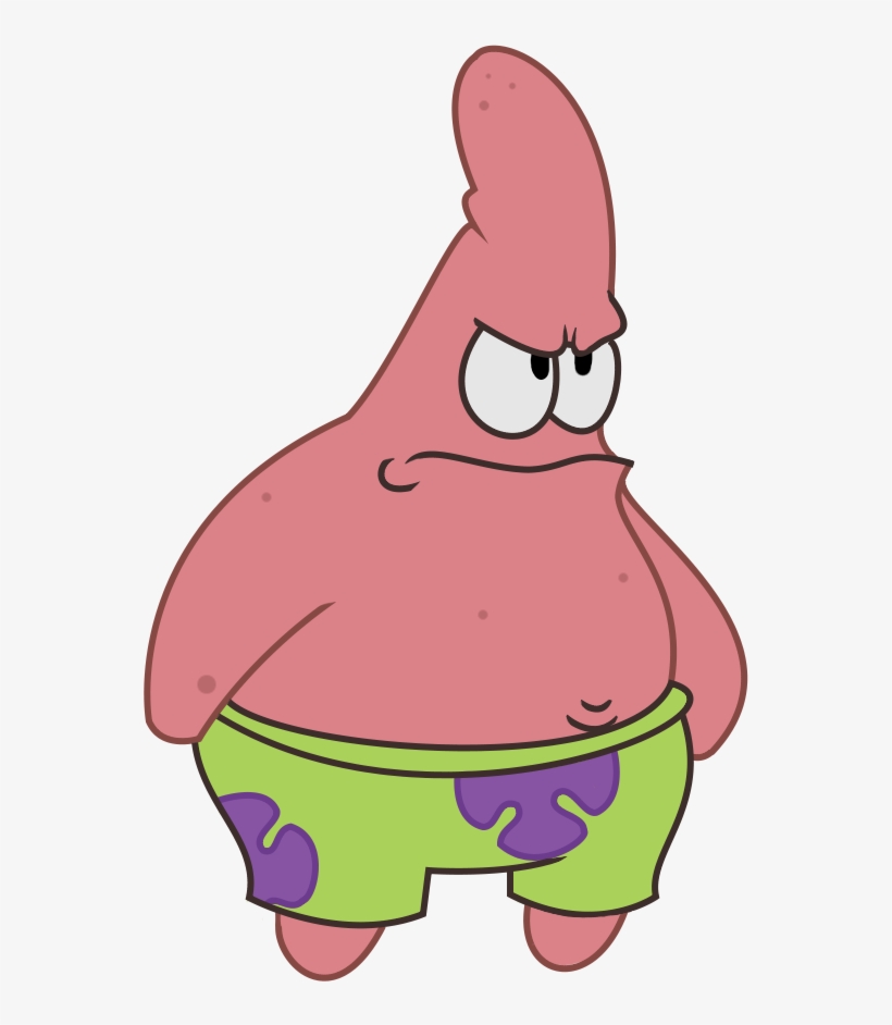 I Am Angry So I Made An Angry Patrick - Patrick Mad, transparent png #1311629