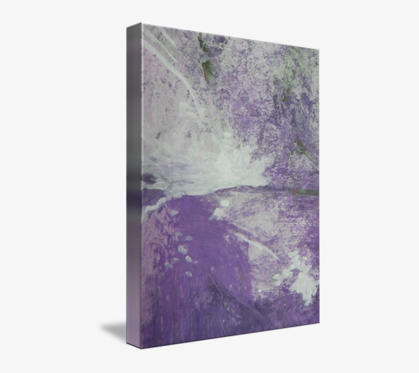 "purple Dust Abstract Art" By John Fish, Los Angeles - Gallery-wrapped Canvas Art Print 8 X 10 Entitled Purple, transparent png #1311719