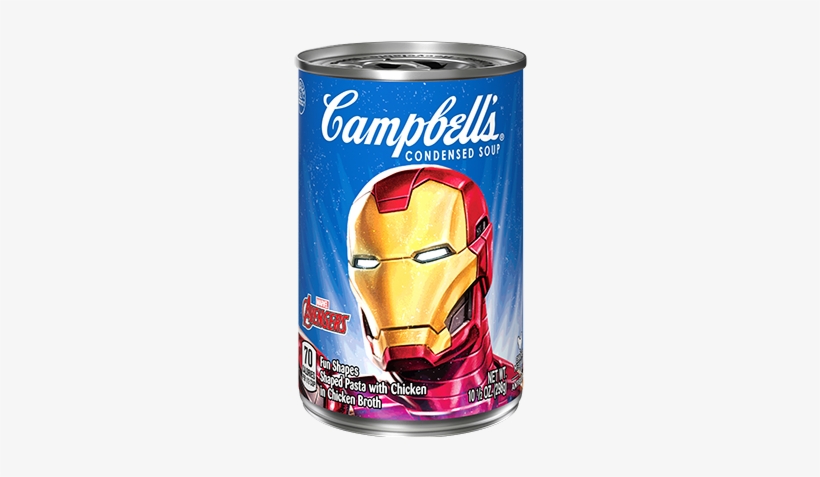 Marvel Avengers Soup Iron Man - Campbell's Condensed Soup, Cream Of Shrimp - 10.75, transparent png #1311952