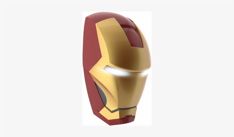 Marvel Comics 3d Led Light Iron Man Mask - Philips 3d Marvel Iron Man, transparent png #1312043