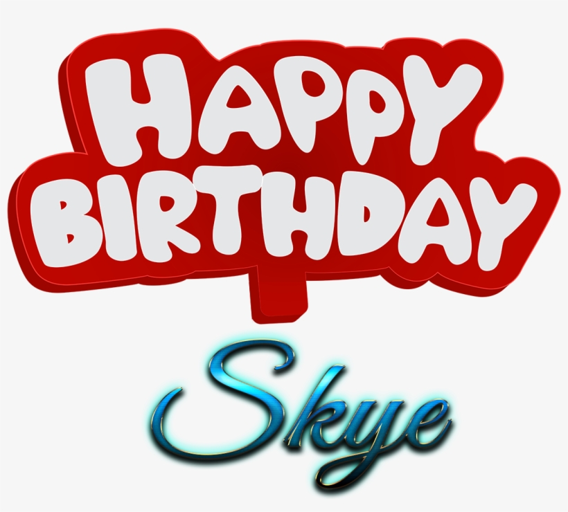 Skye Happy Birthday Name Logo - Happy Birthday Talib Cake, transparent png #1312061