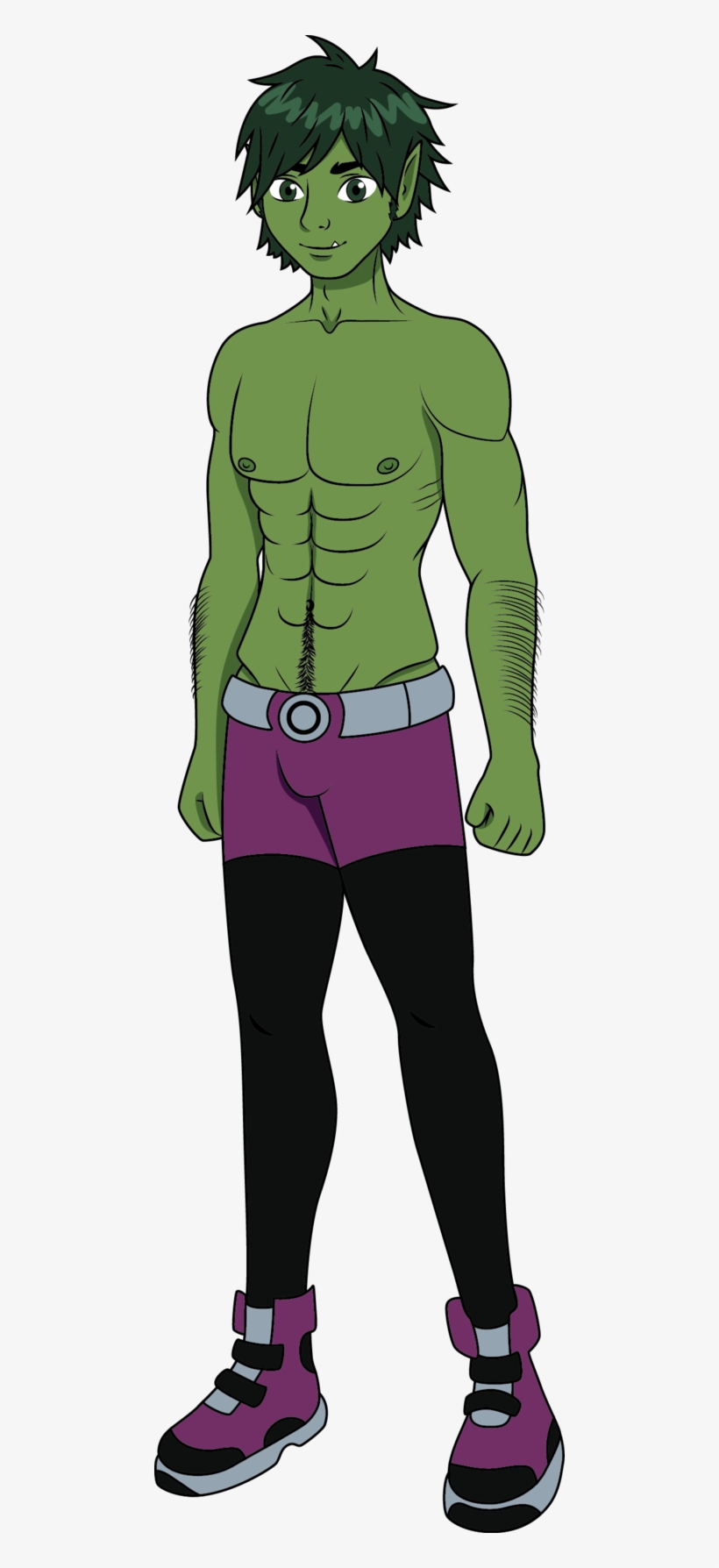 Beast Boy By Ivie92-d9sf8oc - Teen Titans Beast Boy Shirtless, transparent png #1312090