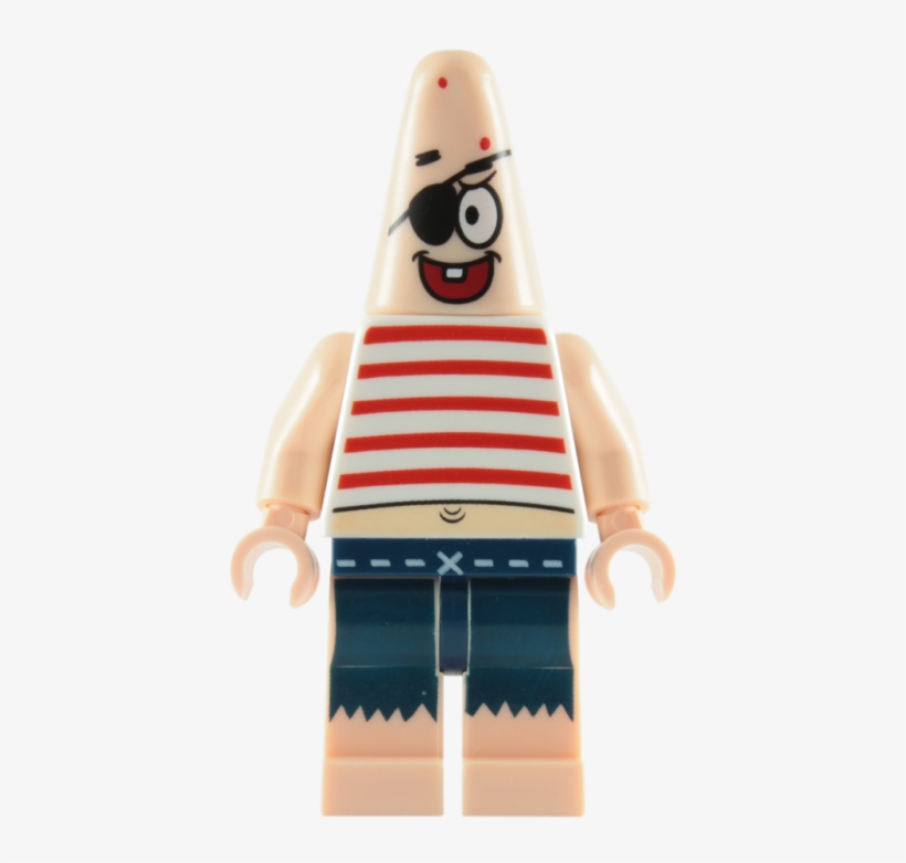 Lego Patrick Minifigure - Spongebob And Patrick As Pirates, transparent png #1312171
