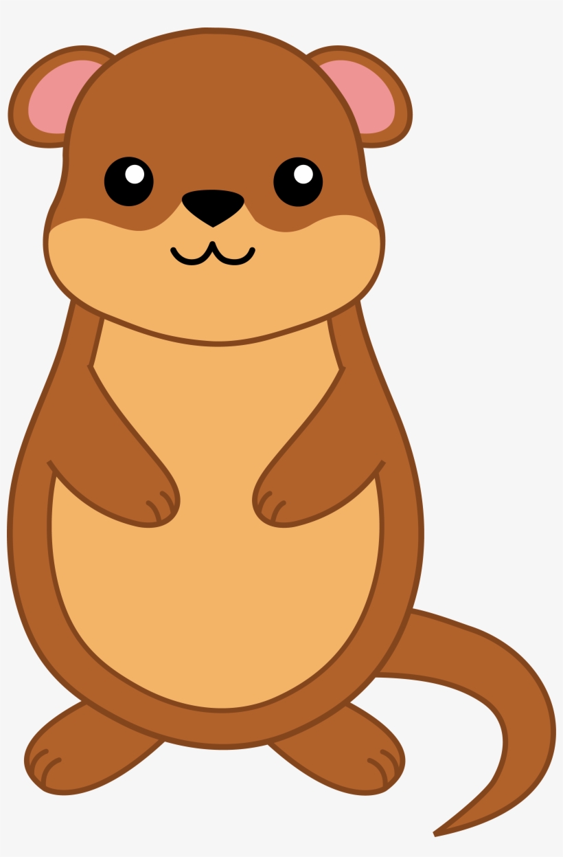 Sea Otter Clipart - Groundhog Clipart, transparent png #1312651