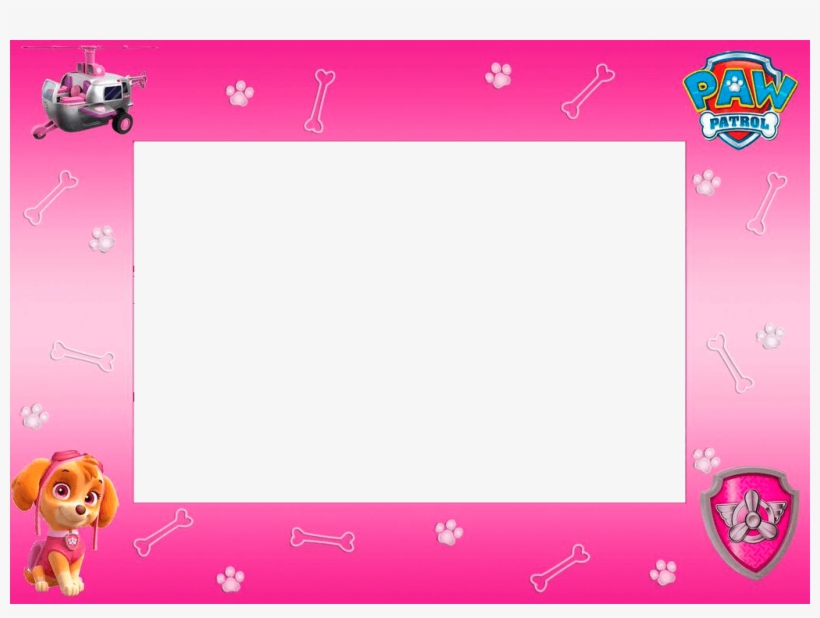 Marco Foto Skye Patrulla Canina - Paw Patrol, transparent png #1312722