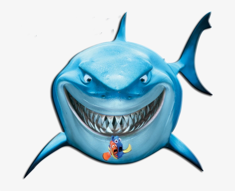 Shark Clipart Finding Dory - Bruce Finding Nemo Png, transparent png #1312778