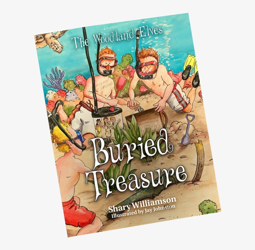 Buried Treasure Book Cover - Library, transparent png #1312829