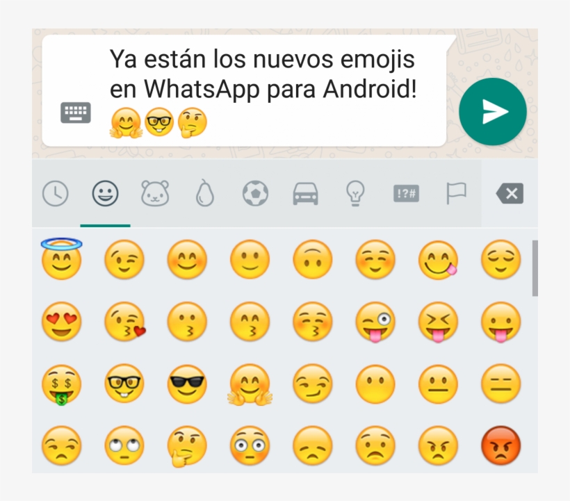 Los Nuevos Emojis De Whatsapp Ya Están Disponibles - Generice Print Emoji 1 Special For Children 240mmx200mmx2mm, transparent png #1312949