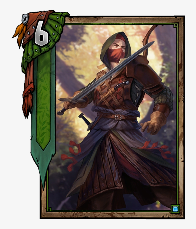 Half-elf Hunter - Gwent Half Elf Hunter, transparent png #1312951