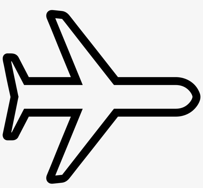 Airplane Mode On Icon - Airplane Icon White, transparent png #1313375