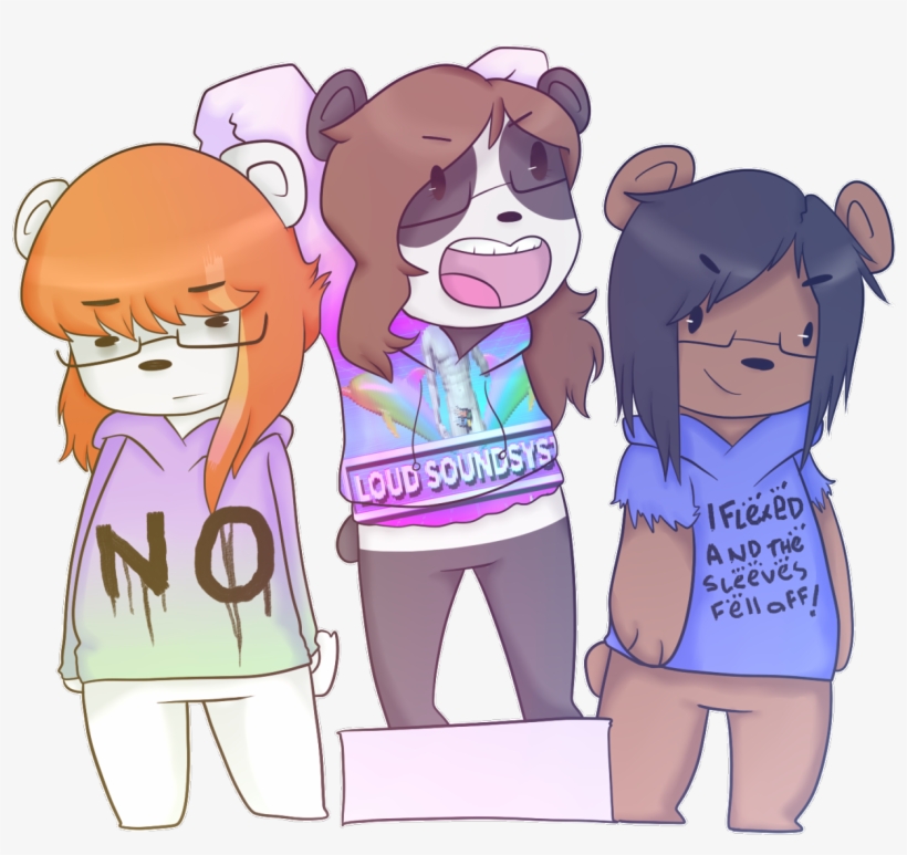 “ I Started Watching We Bare Bears And My Girlfriend - Cartoon, transparent png #1313527