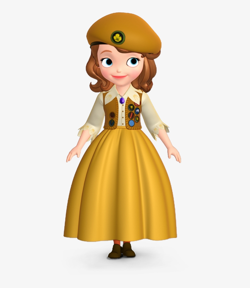 Sofia's Buttercup Scout Outfit - Sofia The First Poor, transparent png #1313583