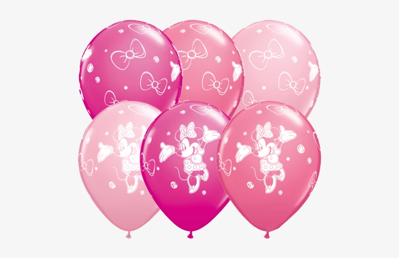 Minnie Mouse Balloons Png - Minnie Mouse Balloon Png, transparent png #1313905