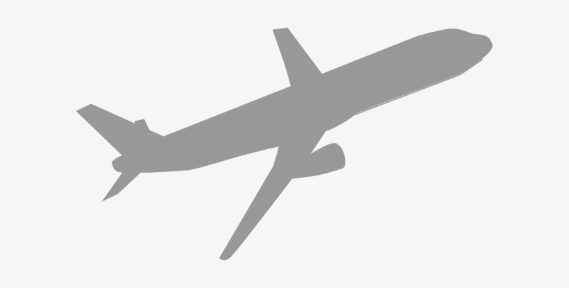 This Free Clipart Png Design Of Airplane Gray, transparent png #1313908