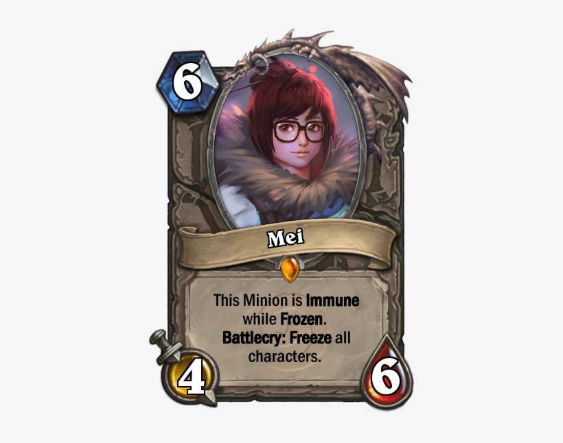 Playhearthstone @playoverwatch Can We Have This Card - Madame Goya Hearthstone, transparent png #1314429