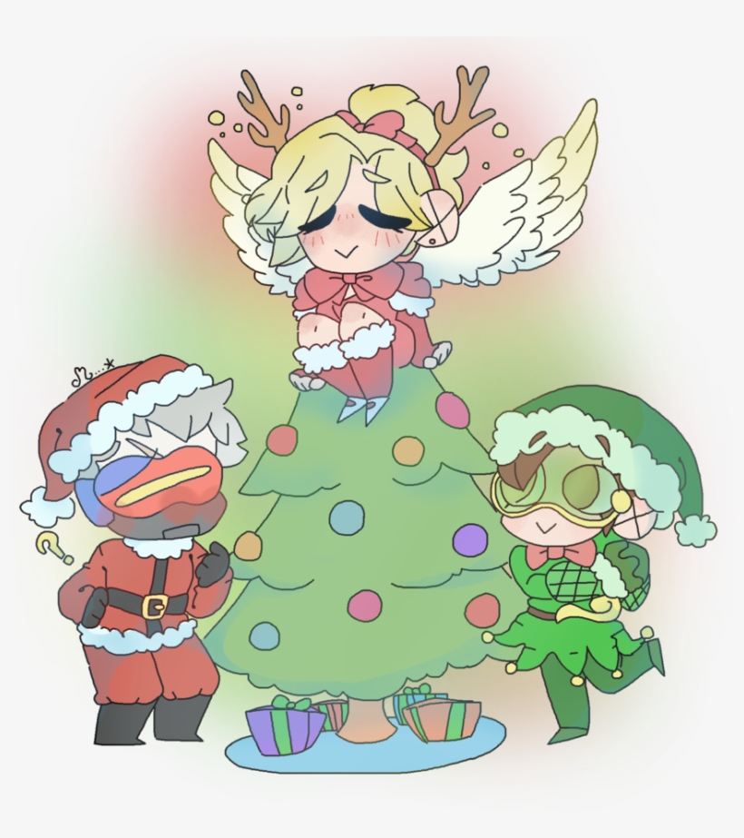 15 Christmas Mei Png For Free Download On Mbtskoudsalg - Fanart Overwatch Christmas, transparent png #1314629