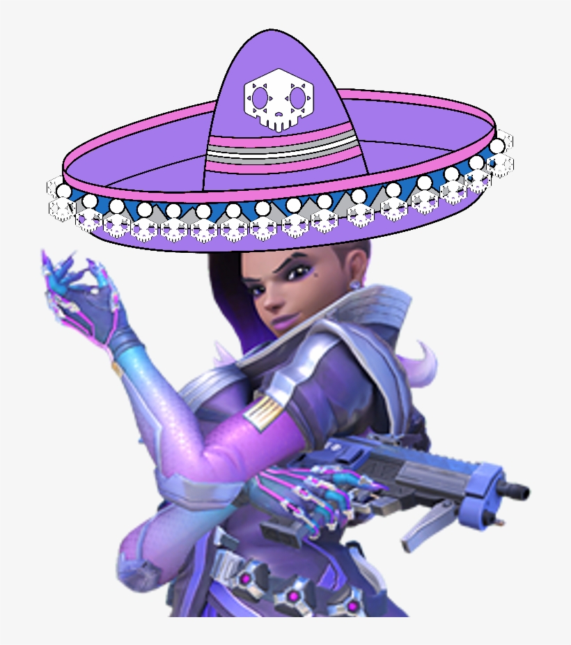 Why Can't Sombra Hack Mei Wall - Овервотч Сомбра, transparent png #1314813