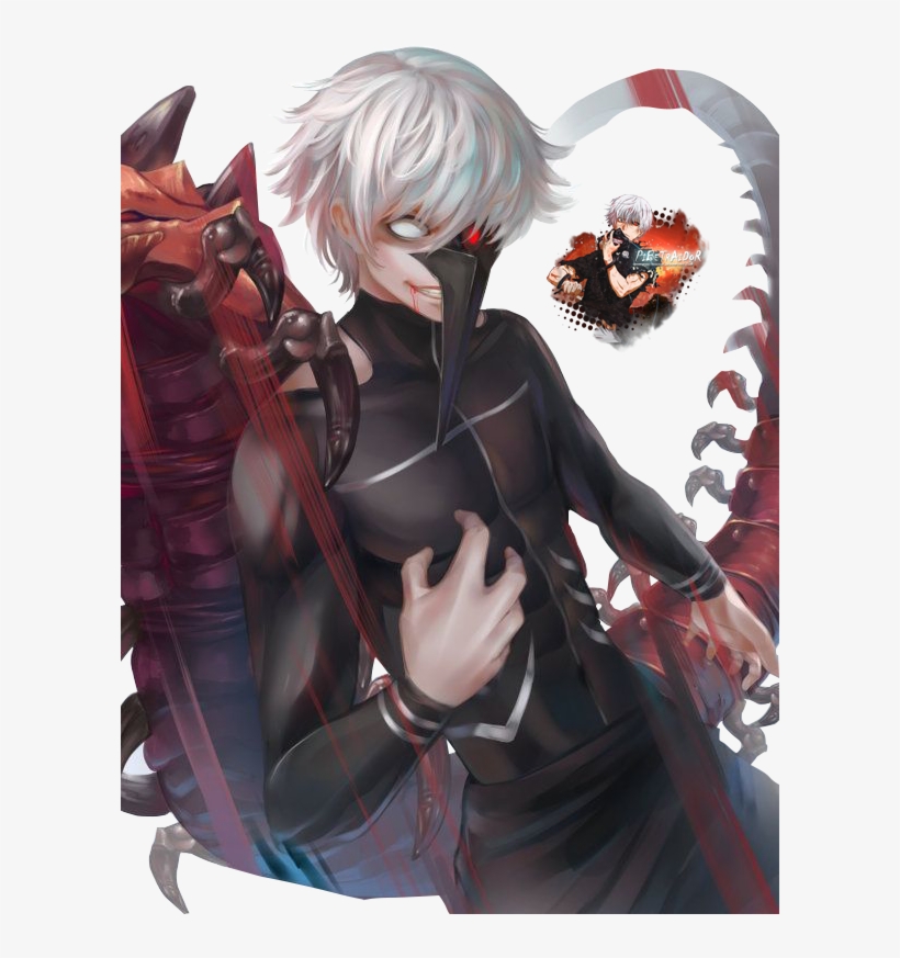 Png Free Library Render De Ken By Pibetraidor On Deviantart - Kaneki Kakuja Png, transparent png #1315242