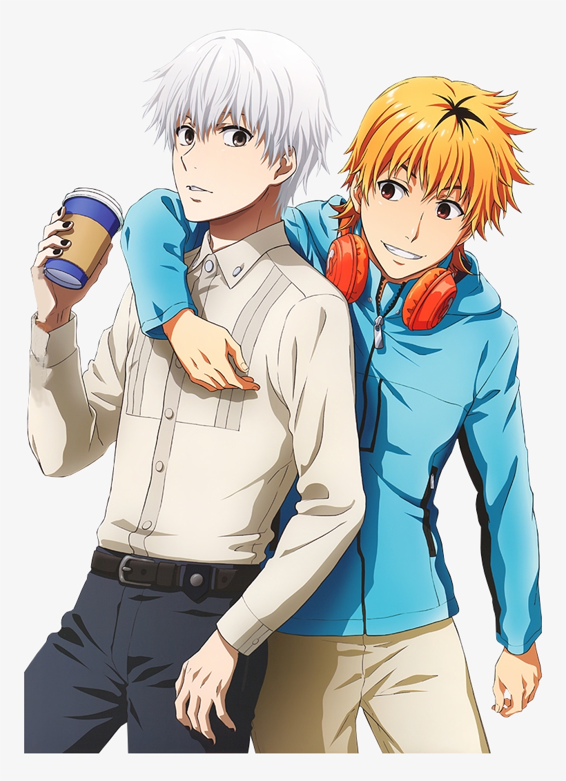 Tokyo Ghoul Wall Scroll - Ken Kaneki & Hideyoshi, transparent png #1315310