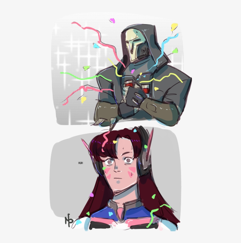 Blizzard Announces Legacy Of The Void And Overwatch - Overwatch Reaper Party Popper, transparent png #1315376