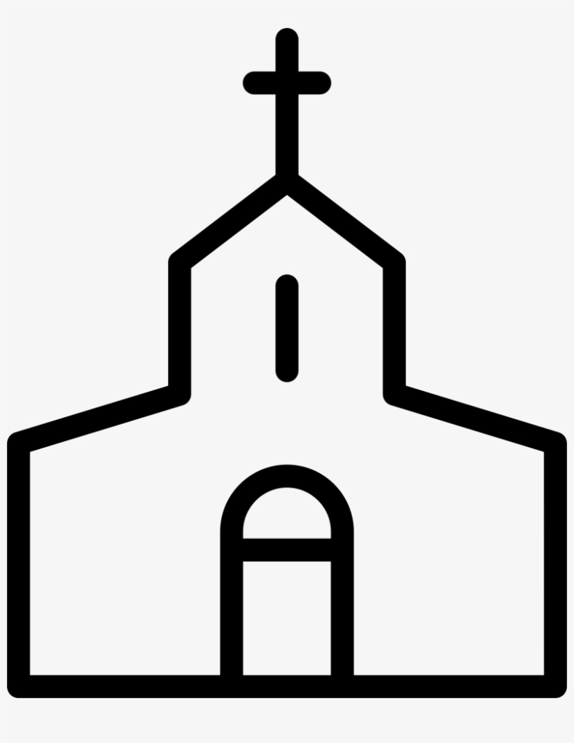 Christian Church Comments - Church Clipart Black And White Png, transparent png #1315629