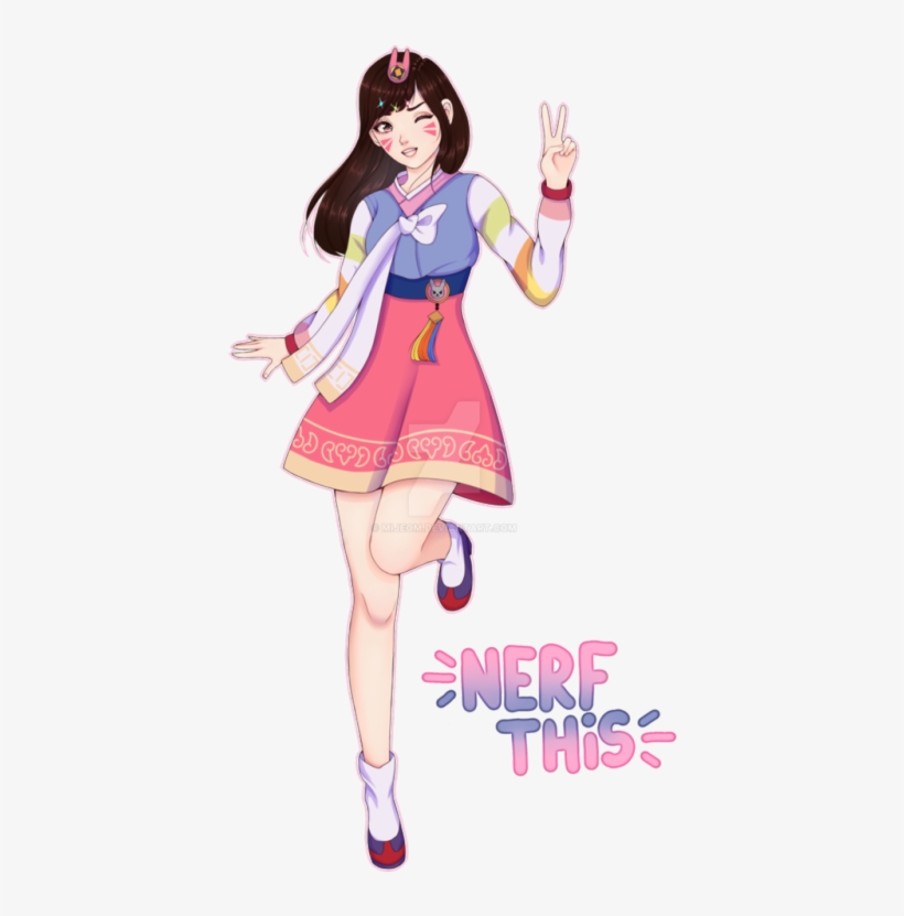 Overwatch Fan Art - D.va, transparent png #1315684