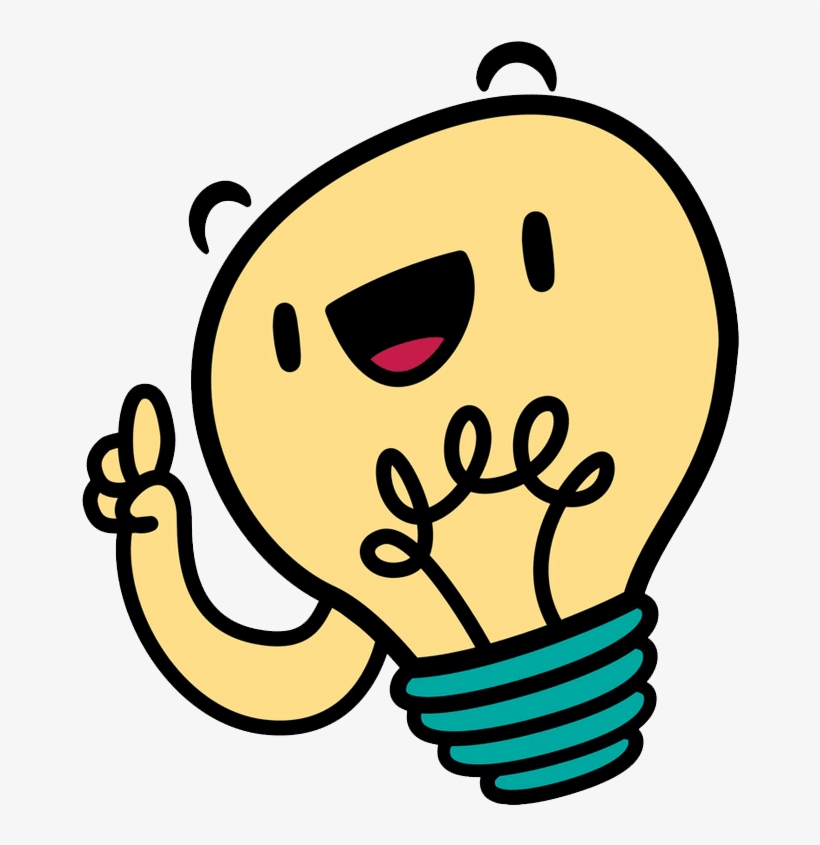 Flood Lights Blog - Cute Light Bulb, transparent png #1315911