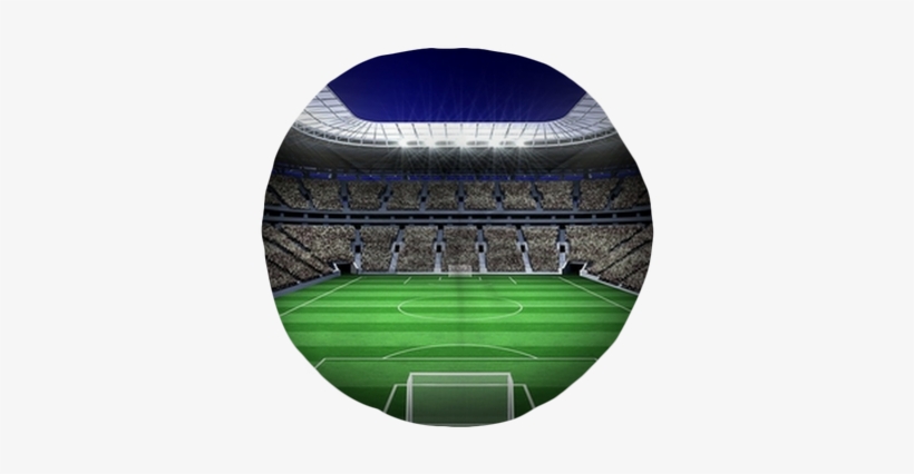 Large Football Stadium With Lights Tufted Floor Pillow - Imagem Do Estadio De Futebol, transparent png #1316517