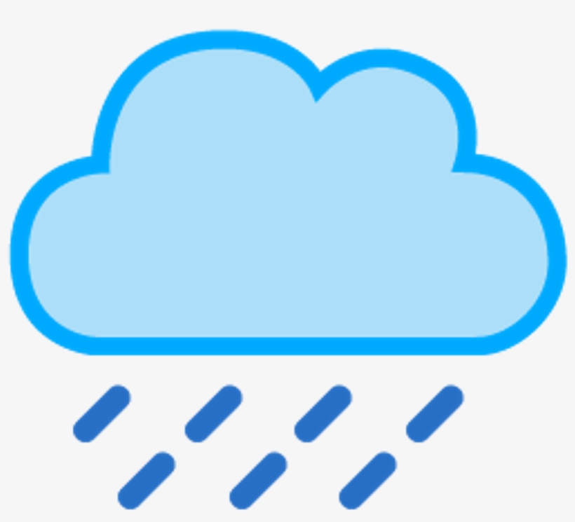 Nube Lluvia Cloud Rain Raincloud - Rain Weather Symbol Transparent, transparent png #1316669