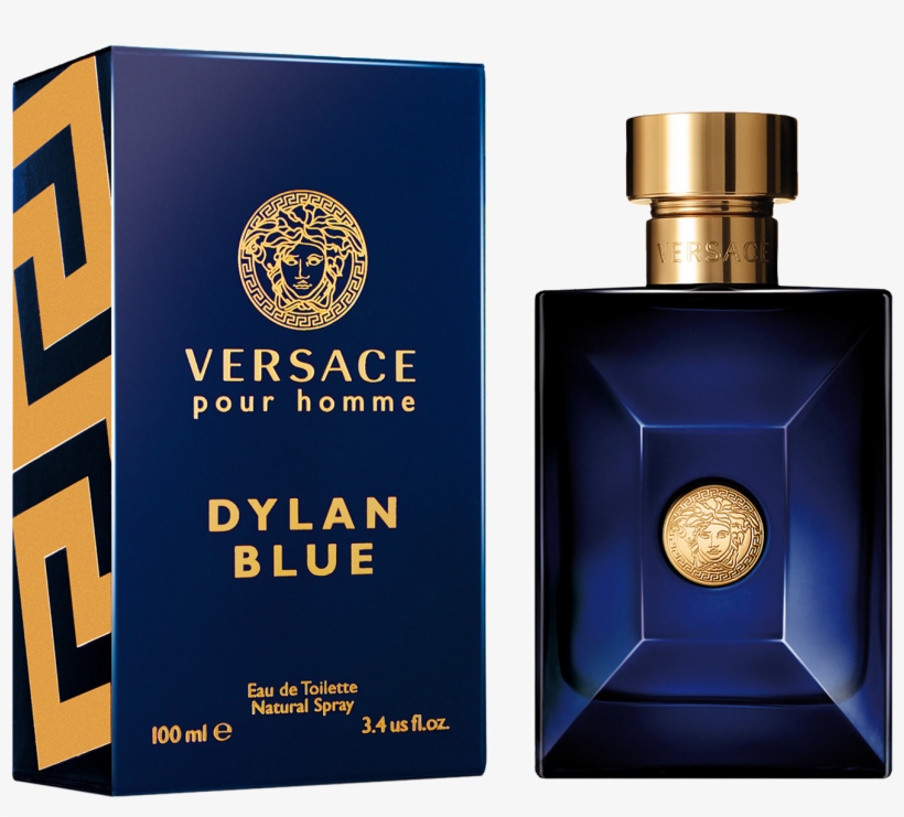 Dylan Blue Pour Homme 100 Ml - Versace Dylan Blue Homme, transparent png #1316872