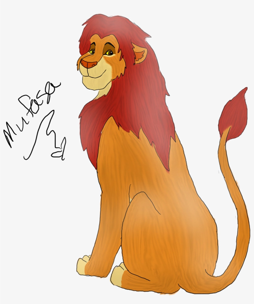 Mufasa - Cartoon, transparent png #1316973