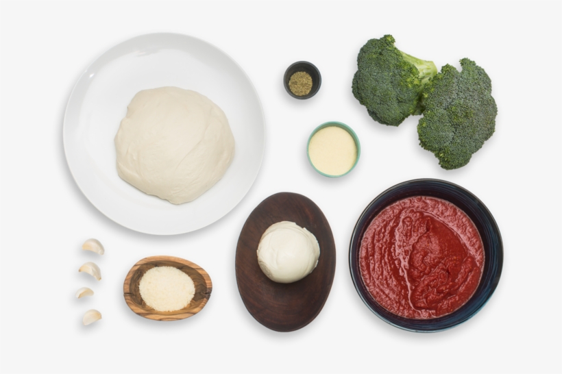 Cheesy Broccoli Calzones With Tomato Dipping Sauce - Broccoli, transparent png #1316998
