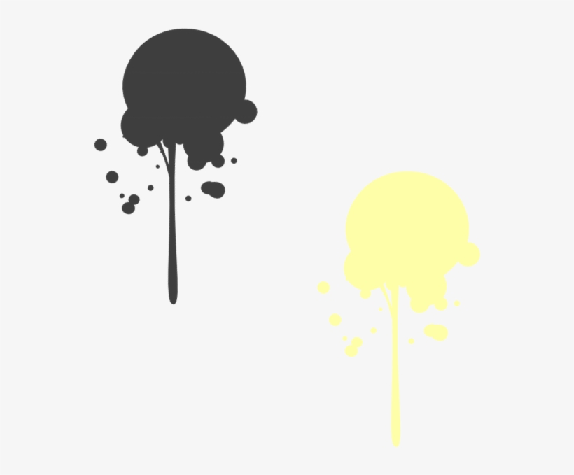 Yellow Paint Drip Moved Clip Art At Clker - Paint Drip Png Vector, transparent png #1317138