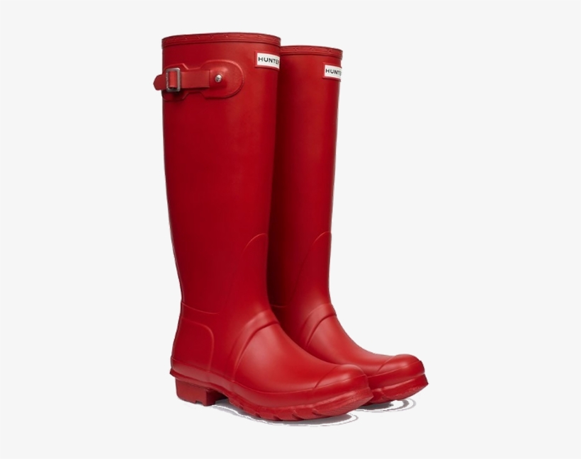 Botas De Lluvia Rojas - Botas Hunter Mercado Libre, transparent png #1317622