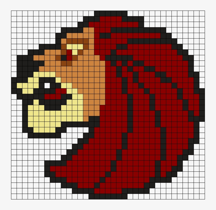 Mufasa Seven Lions Logo Fusebeads Perler Bead Pattern - Perler Bead Lion Pattern, transparent png #1317715