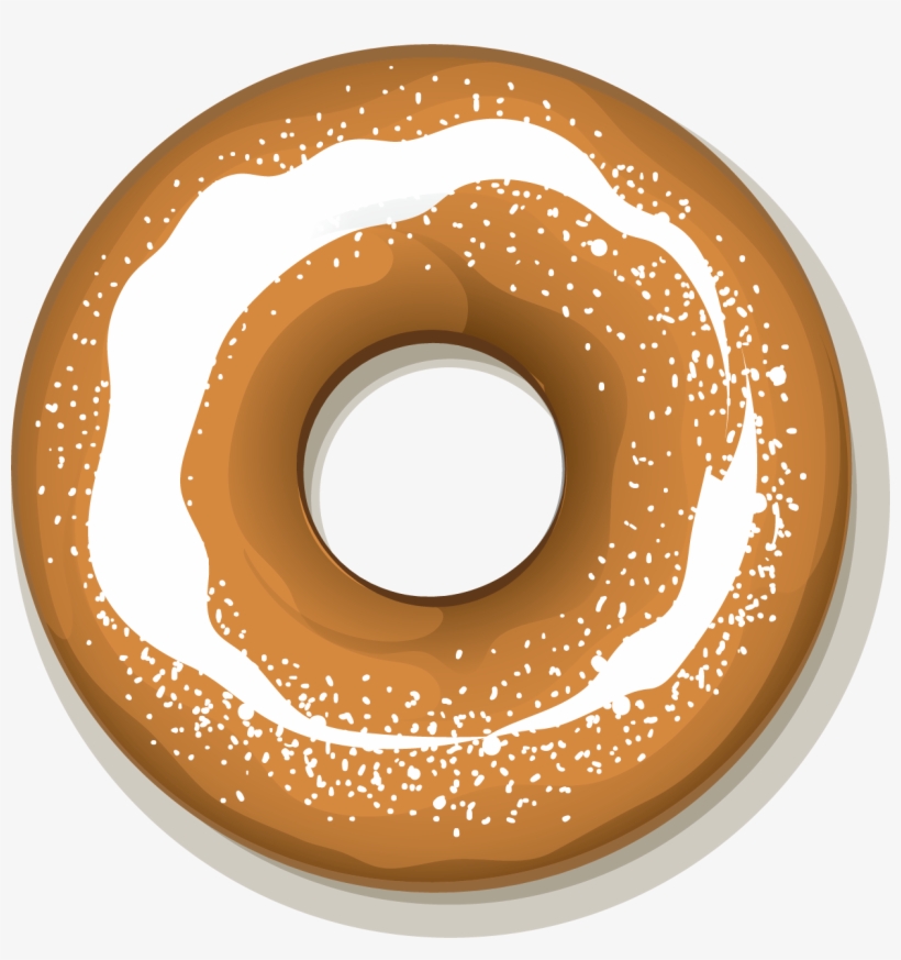 Clipart Free Stock Doughnut Icon Cartoon Transprent - Cartoon Cinnamon Donut  - Free Transparent PNG Download - PNGkey