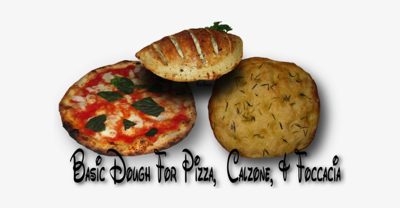 All Purpose Recipe For Most Italian Breads - Pizza Calzone, transparent png #1318095