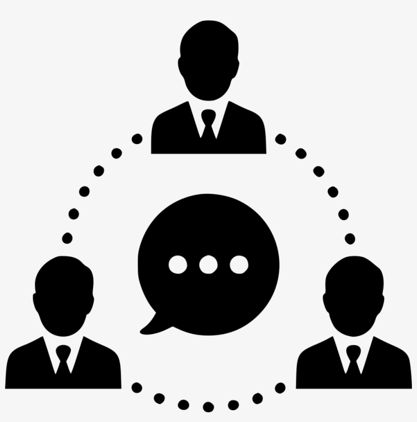 Group People Communication Message Talk Comments - People Management Icon Png, transparent png #1318263