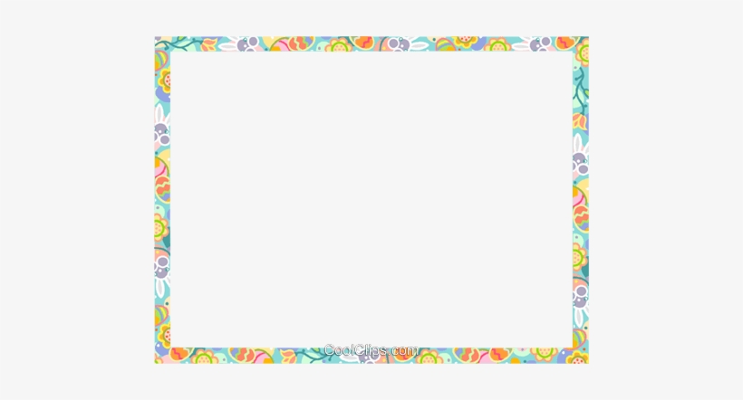 Moldura Da Páscoa Livre De Direitos Vetores Clip Art - Picture Frame, transparent png #1318345