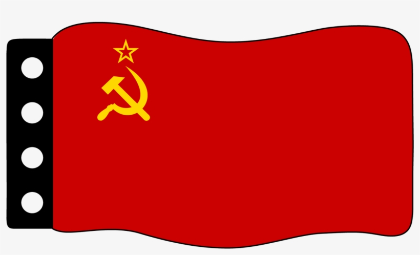 Flag - Ussr - Soviet Union Flag, transparent png #1318989