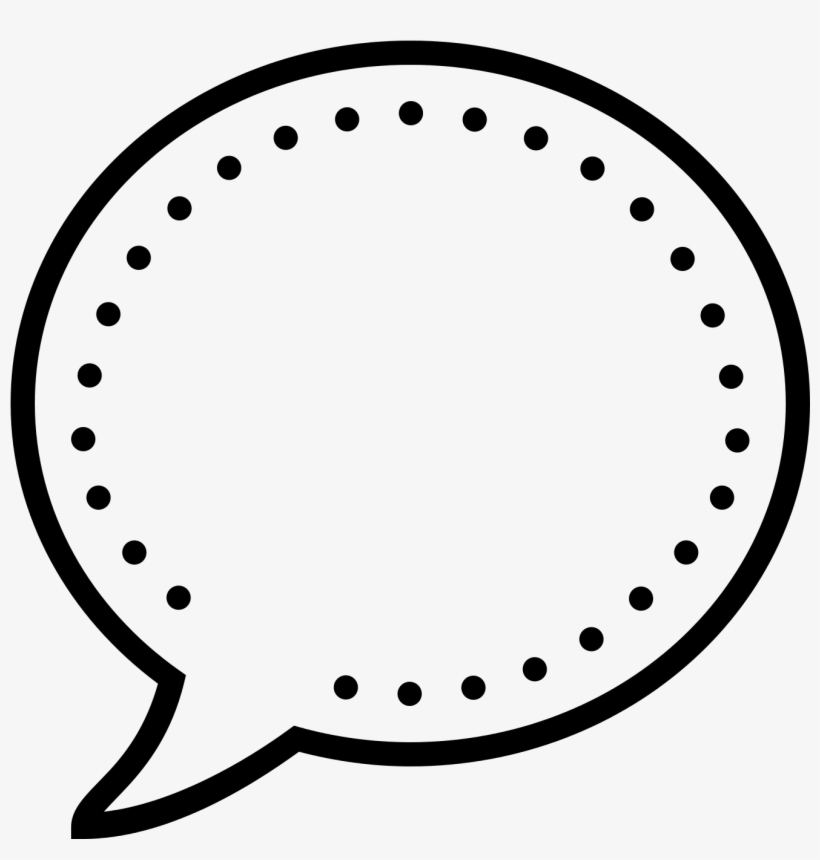 Thought Bubble Sketch Png - Circle For Icons, transparent png #1318993