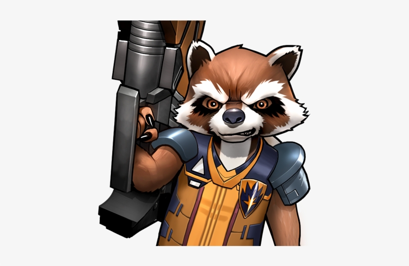 Rocket Raccoon From Marvel Avengers Academy 002 - Raccoon Marvel, transparent png #1319216