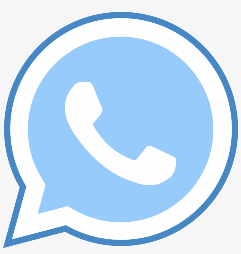 Whatsapp Icon - Whatsapp Logo Png Blue, transparent png #1319223