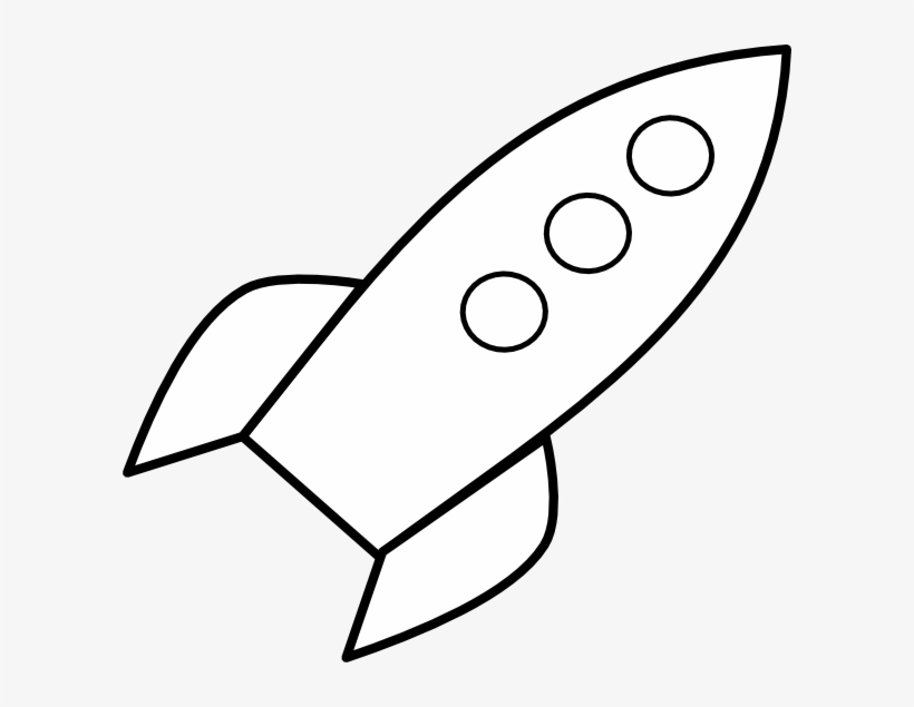 Cartoon Rocket Ship Clipart - Space Rocket Clip Art White, transparent png #1319325