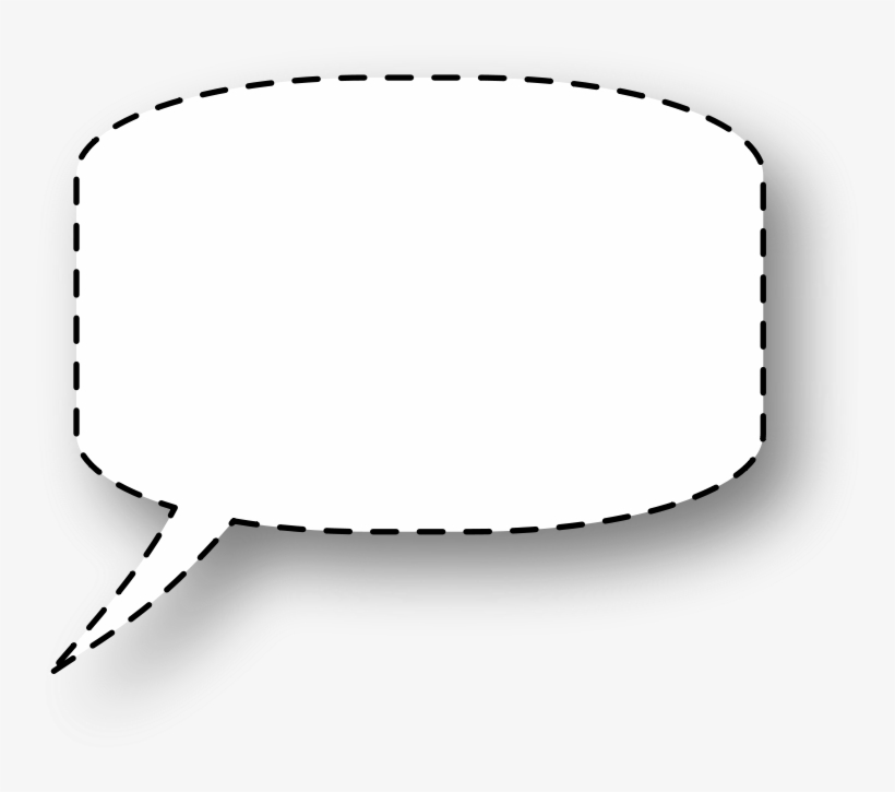 Free Vector Speech Bubble - Whispering Speech Bubble, transparent png #1319354