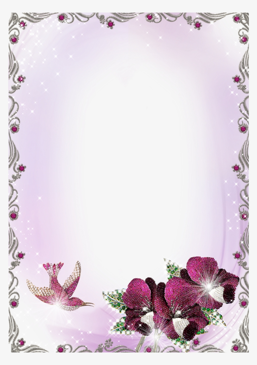 Download Purple Border Frame Png Clipart - Large Borders And Frames, transparent png #1319458