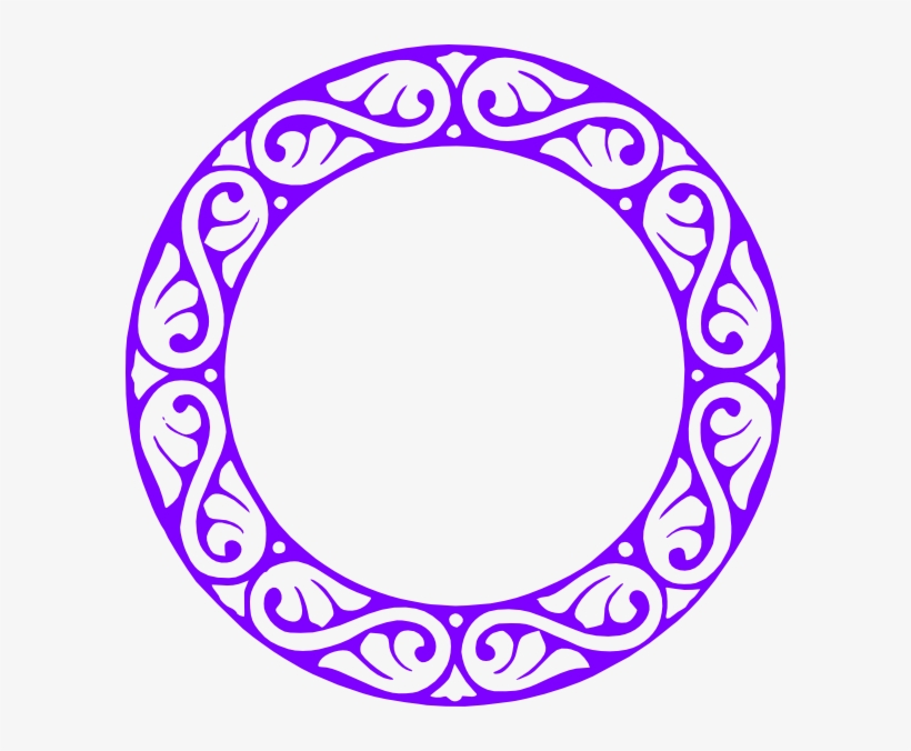 Png Library Library Circle Frame Clip Art At Clker - Letter K Monogram Png, transparent png #1319667